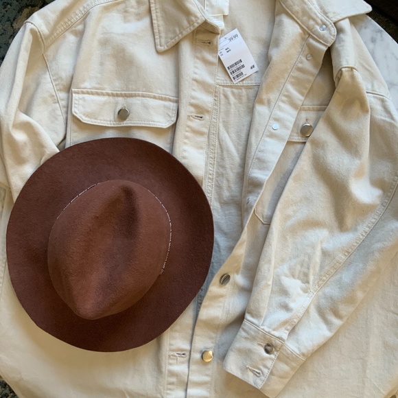 π BNWT Oversized Denim Shirt Jacket - Picture 4 of 7